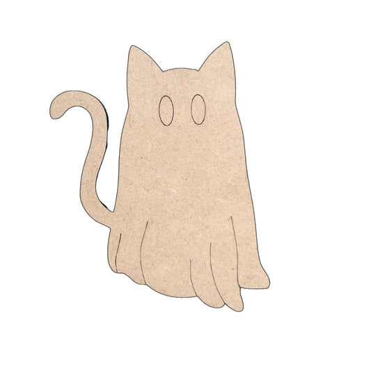 Ghost Cat Craft Halloween Cutout | Halloween Cat