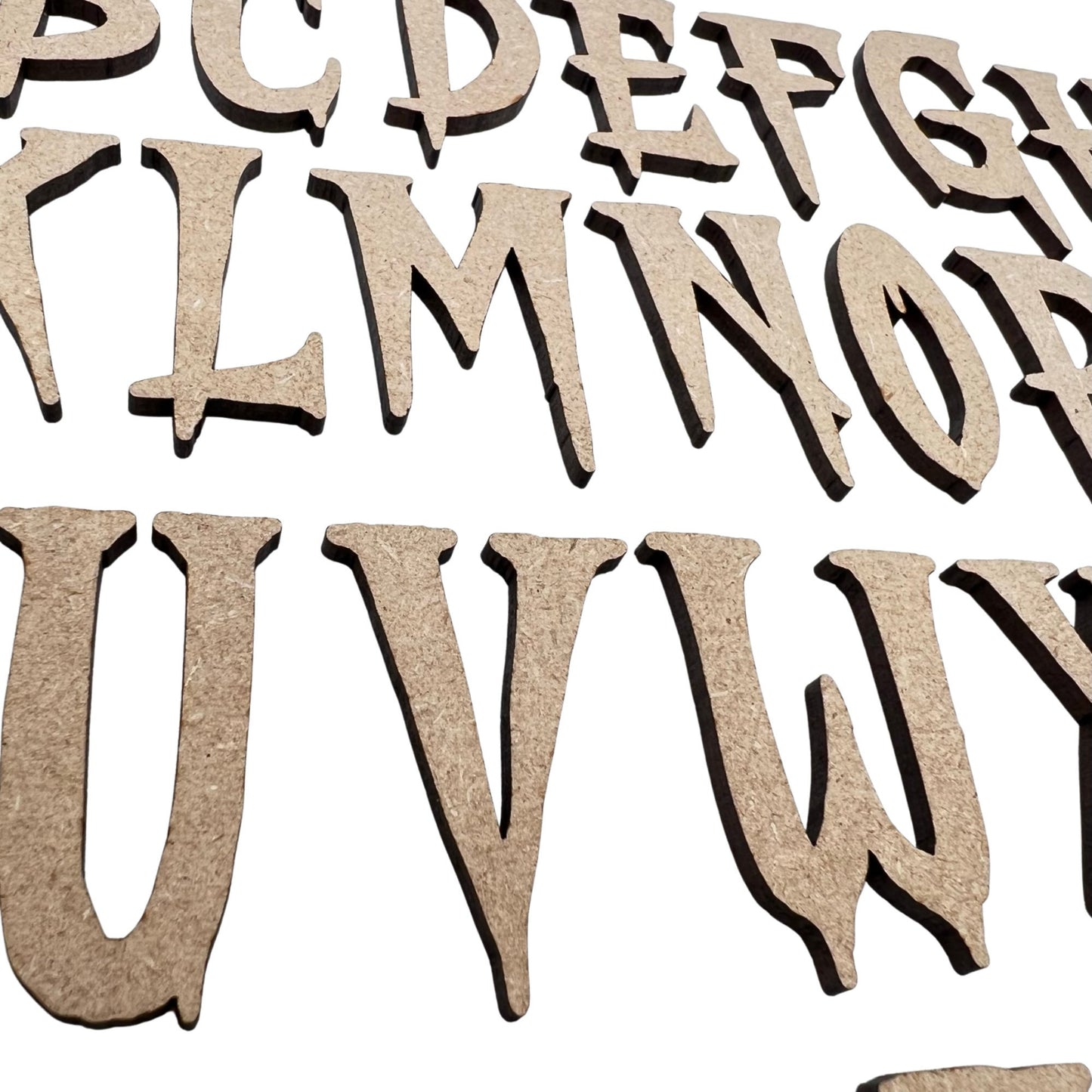 Stranger Creature Wooden Letters