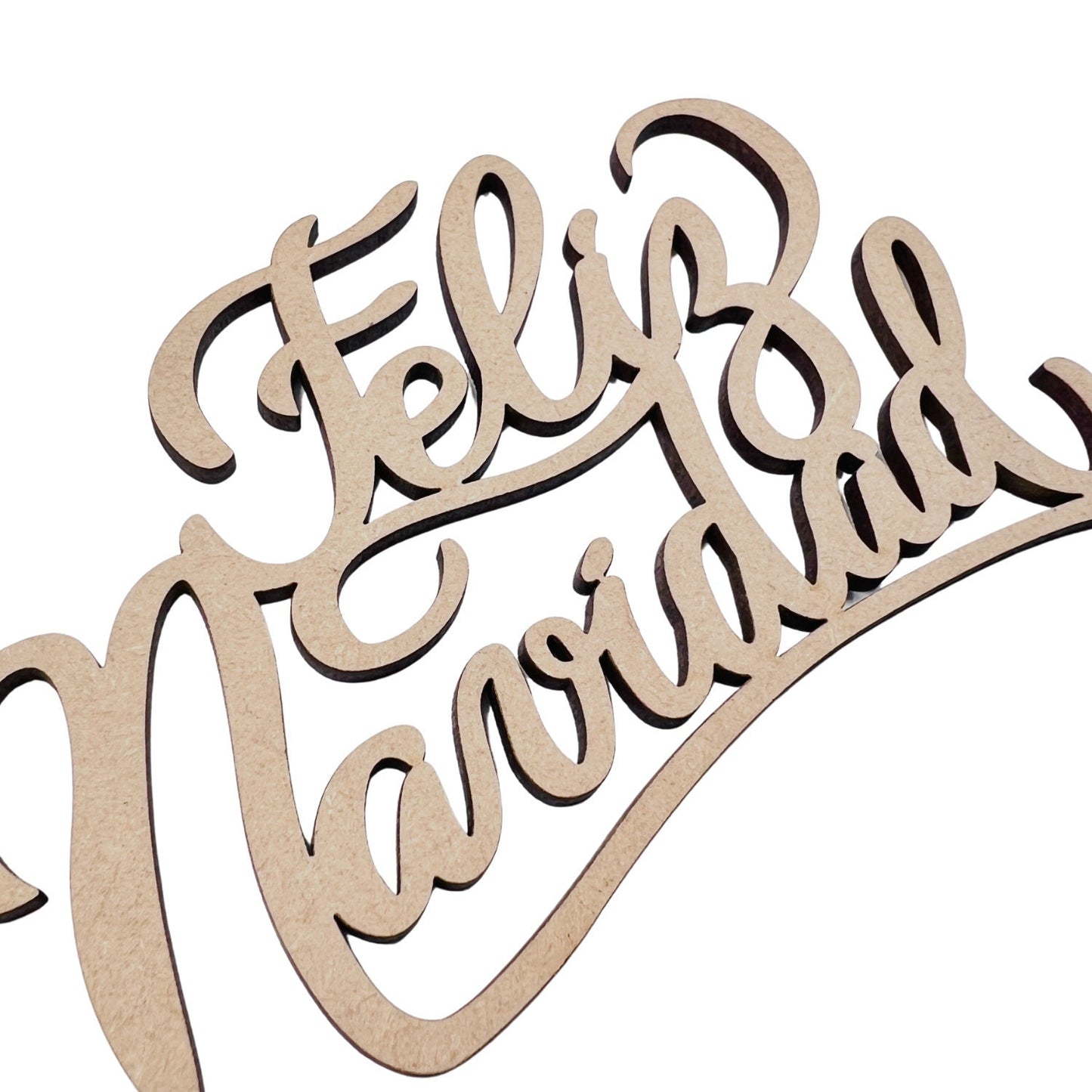 Large Feliz Navidad Wood Word Cutout | Merry Christmas wood letter | Christmas wreath | Christmas Door hanger | Christmas Crafts |