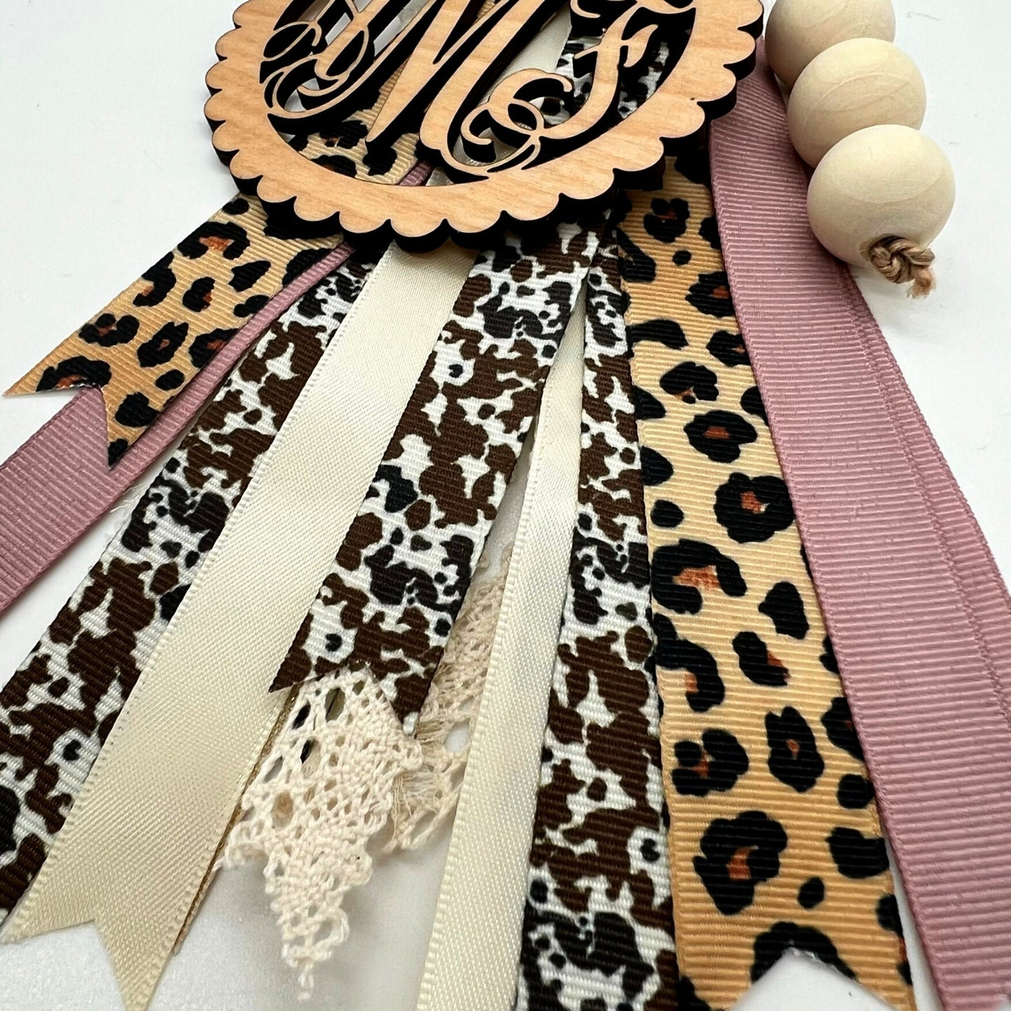 Animal Print Bag Tassel | Blush Bag Tassel | Bogg Bag | Leopard Print Bag Tassel | Cow Print Bag Tassel | Bag Tassel Monogram
