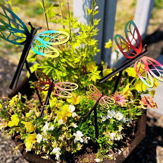 3D Dragonfly Insect, Freestanding Bug, Table Top Dragonfly Decor, Dragonfly Garden Decor, Dragonfly Craft, Unfinished Craft Wood, Set of 4
