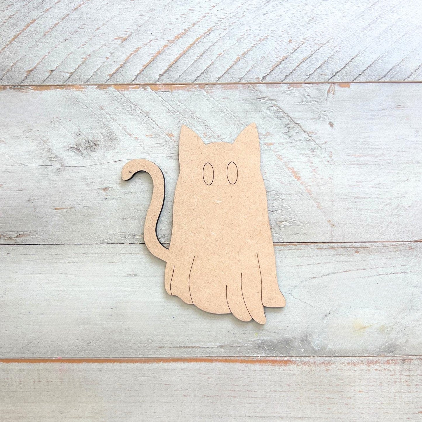 Ghost Cat Craft Halloween Cutout | Halloween Cat