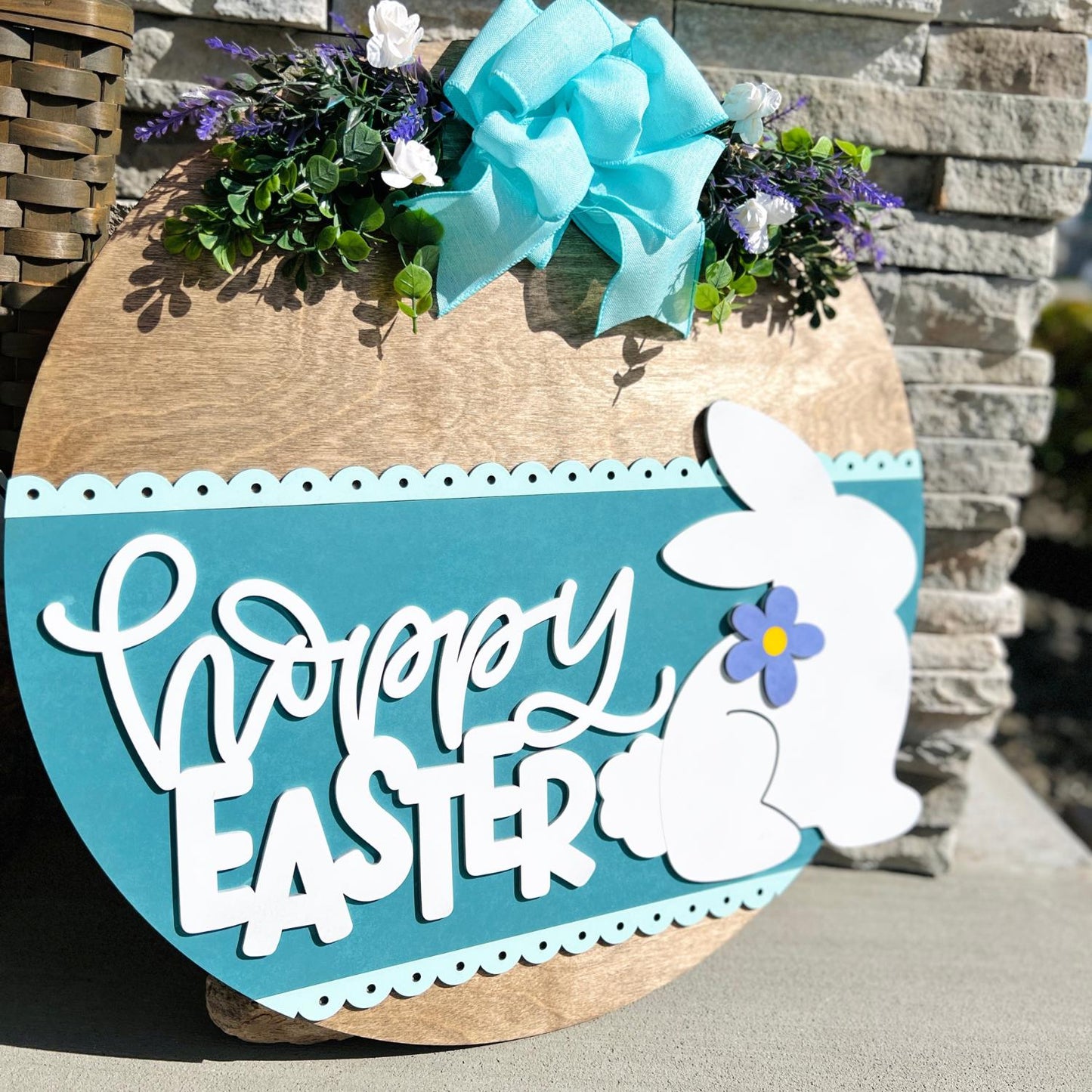 Hoppy Easter Door Sign