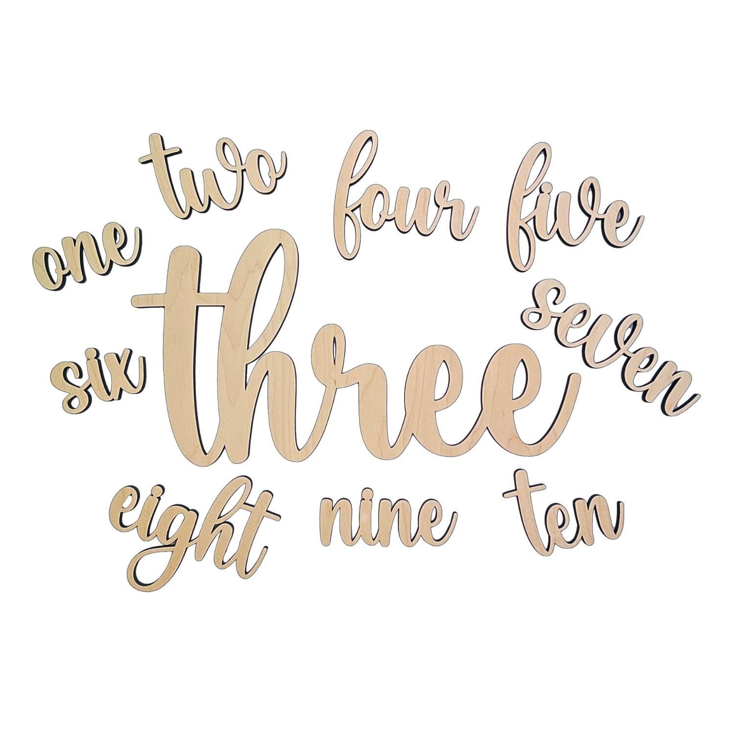Custom Words & Numbers, Wedding Number, Birthday Numbers, Table Numbers, Script Words, Wooden Names, Personalized Nursery Names