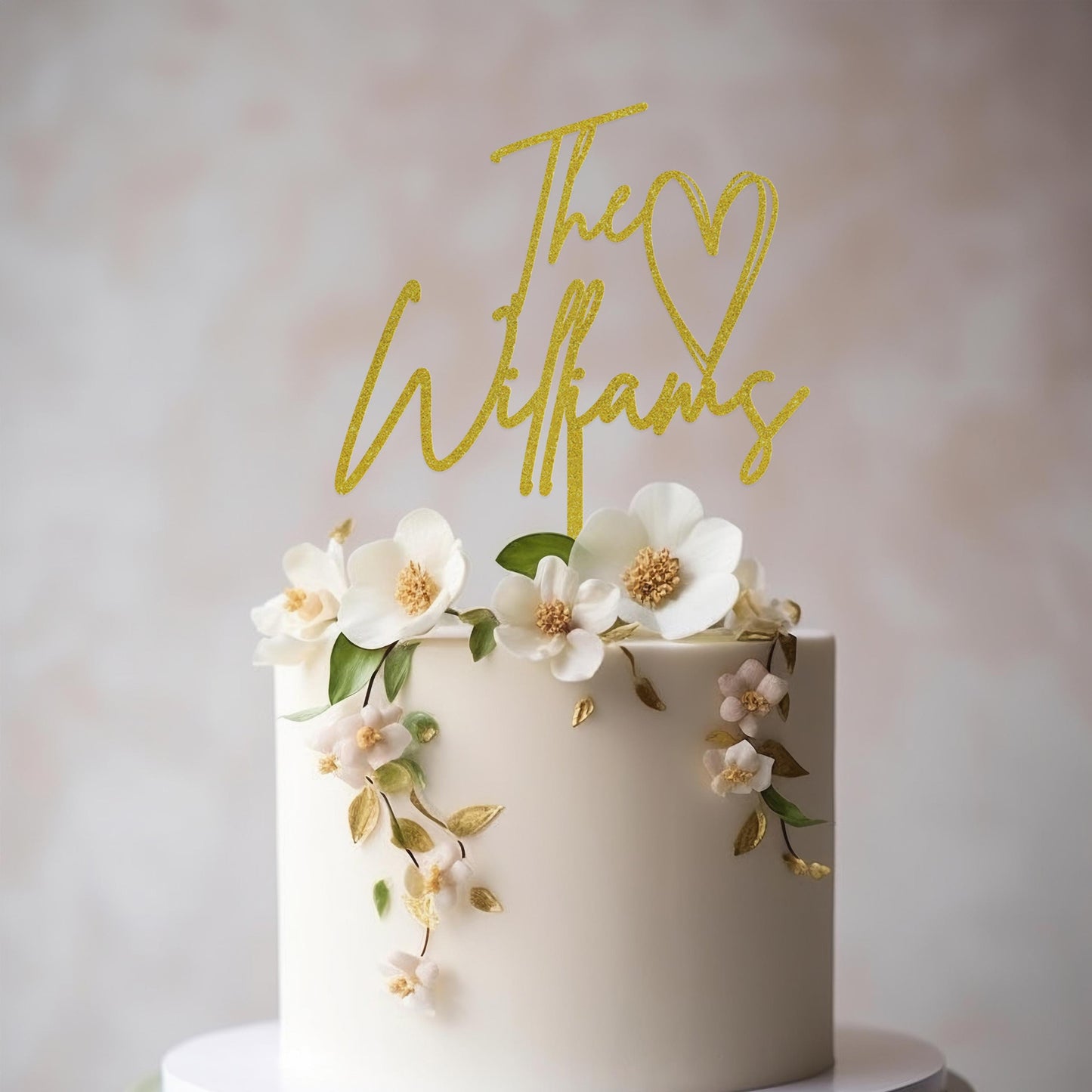 Wedding Personalized Cake Topper | Custom Name Cake Decor | Rustic Wedding Cake Decor | Anniversary Cake Topper | Personalized Wedding Decor