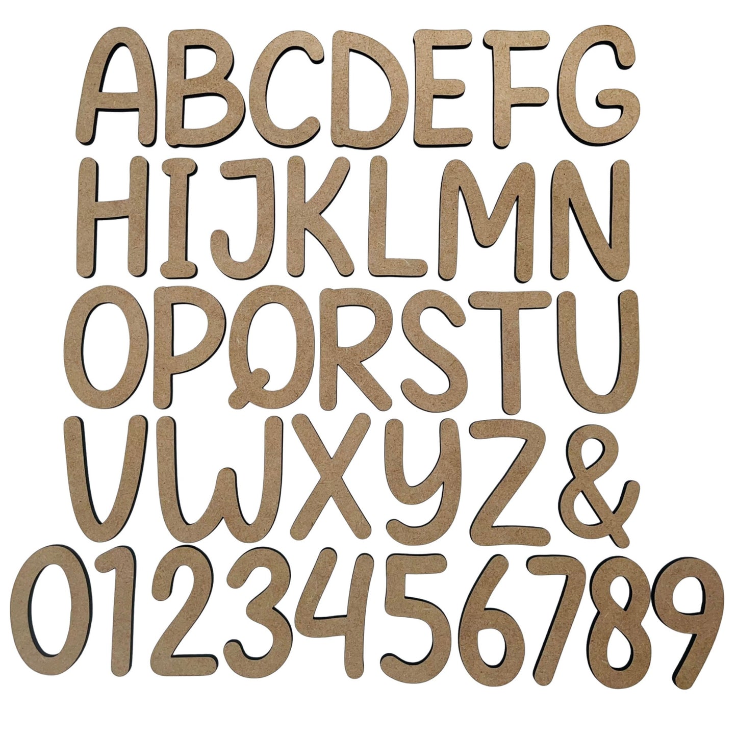 Jelly Letters Wooden Letters