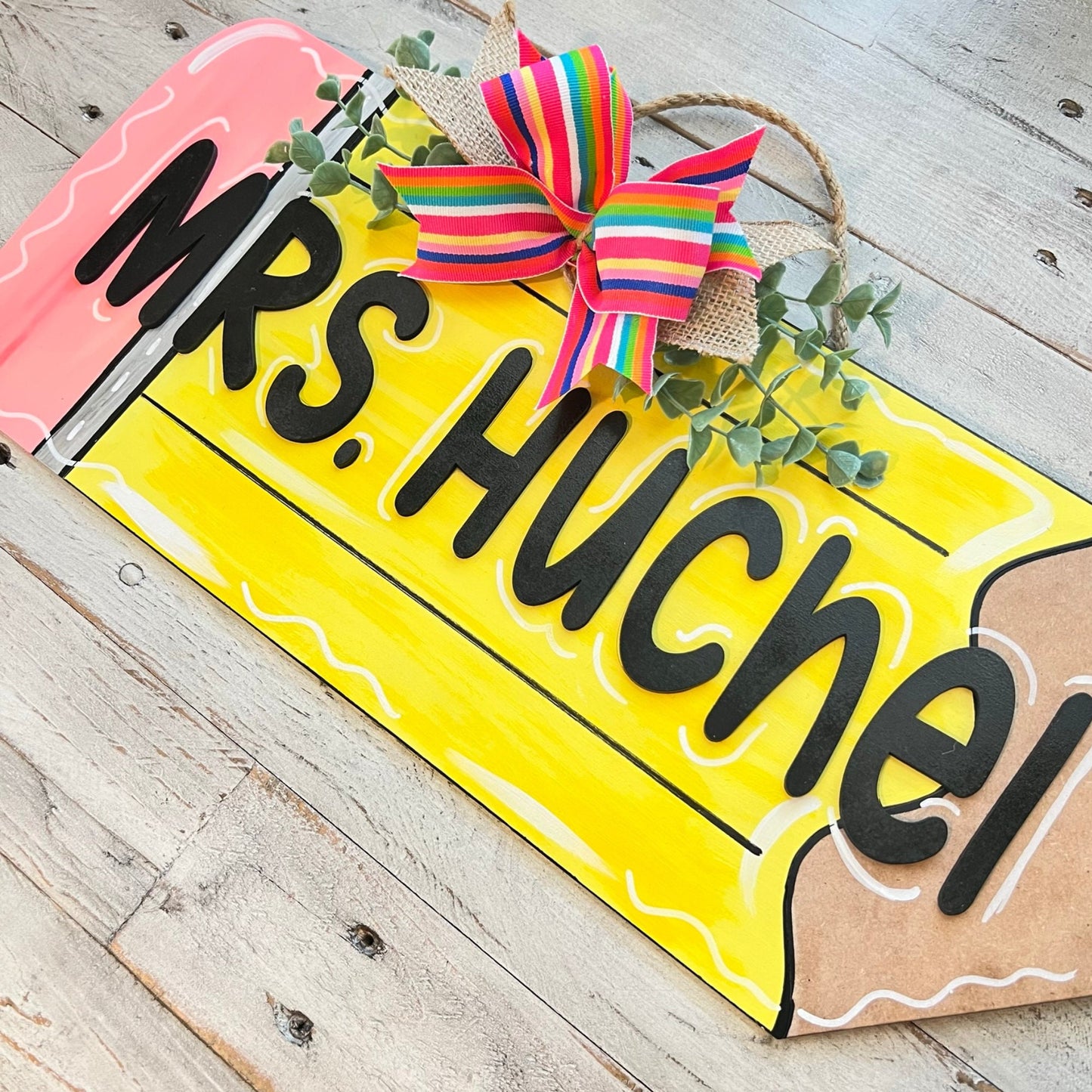 Teacher Door Hanger | Classroom Supplies | School Supplies | Teacher Appreciation | Teacher Gifts | Pencil Door Hanger