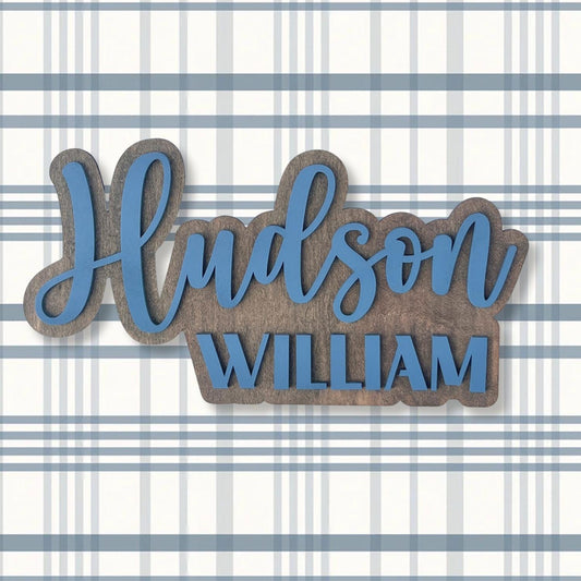 Custom Wood Name Sign, Nursery Wall Name Decor, Kids Bedroom Sign, Wooden Letters, 3D Baby Shower Name Gift