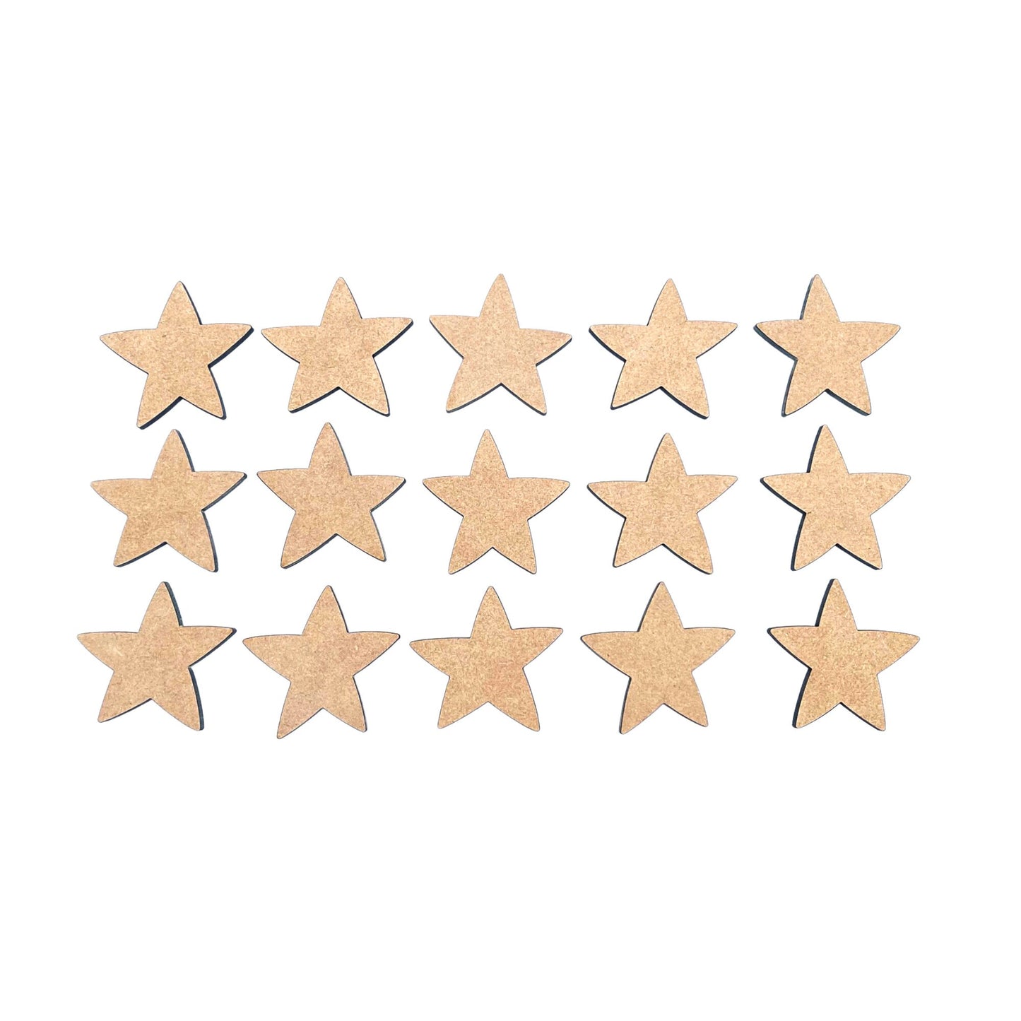 Set of 15, Stars, Unfinished Wooden Stars, USA Stars, Acrylic Fun Stars, DIY, Craft Project, School Projects, Kids Painting, Birthday