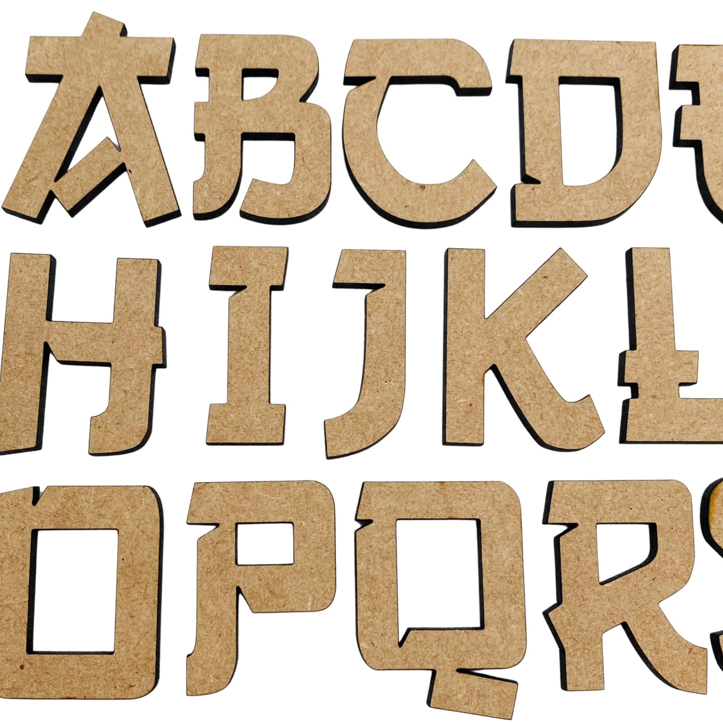 Japanese Scroll Wooden Letters