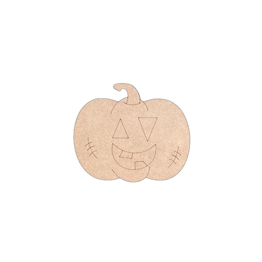 Happy Jack-O-Latern Pumpkin Face Cutout