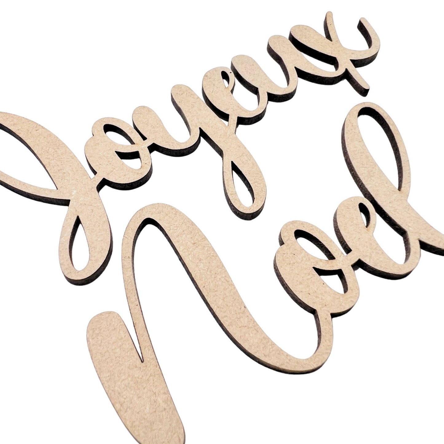 Large Joyeux Noel Wood Word Cutout | French Merry Christmas wood letter | Christmas wreath | Christmas Door hanger | Christmas Crafts |