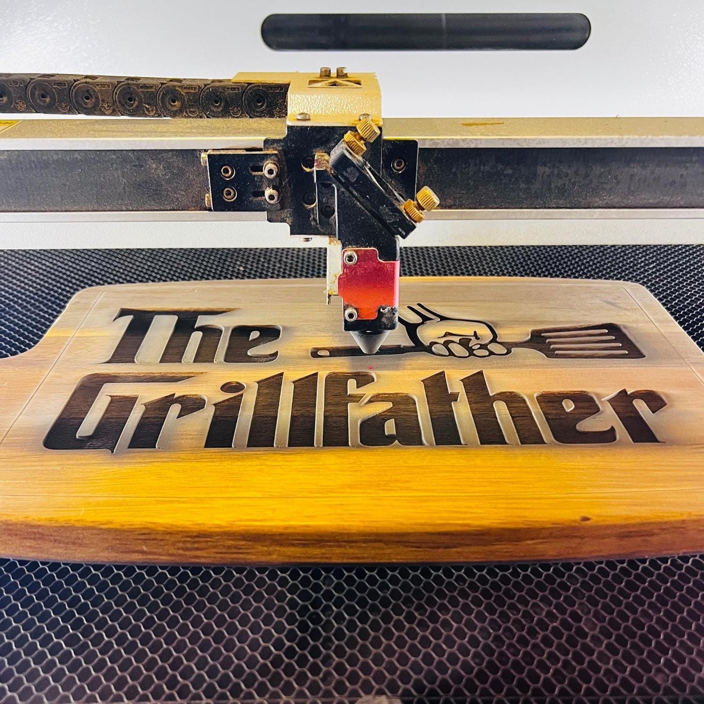 Father's Day Cutting Board, Gift For Dad, Love You Daddy, Father's Day Gift, Personalized Gifts For Husband, Cheese Board, The Grillfather