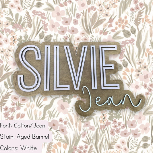 Girls Wood Name Sign | Custom Name Sign | Girls Nursery | Girls Room Decor