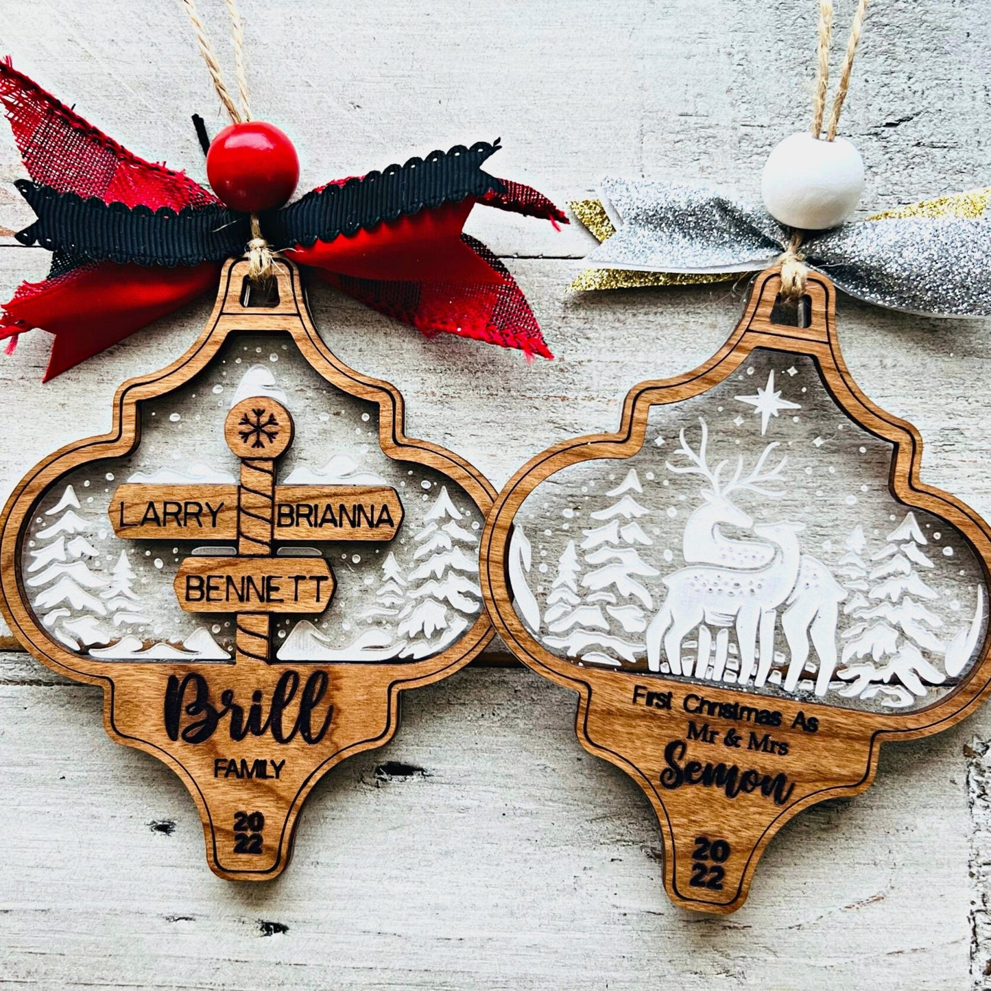 Family Christmas Ornament | Personalized Family Ornaments| North Pole | Gifting Ornaments | Family Christmas Gifts
