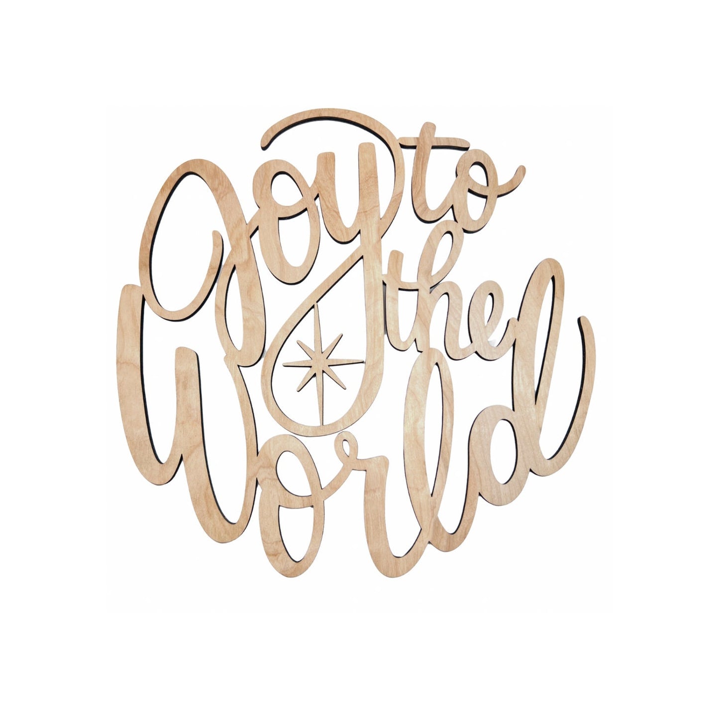 Large Joy to the World Cutout | Merry Christmas wood letter | Christmas wreath decor | Christmas Door hanger | Christmas Crafts |