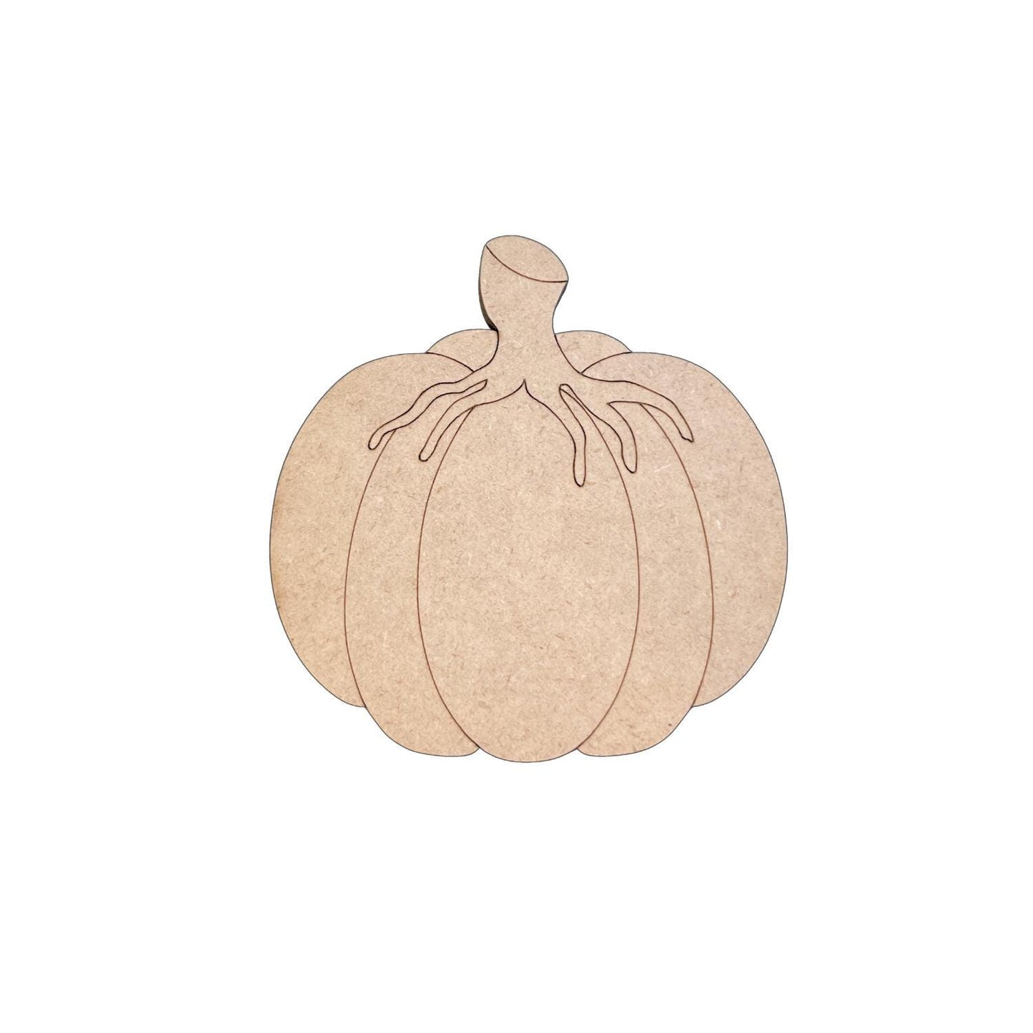 Fat Pumpkin with stem Fall Wood Craft- Paint by line