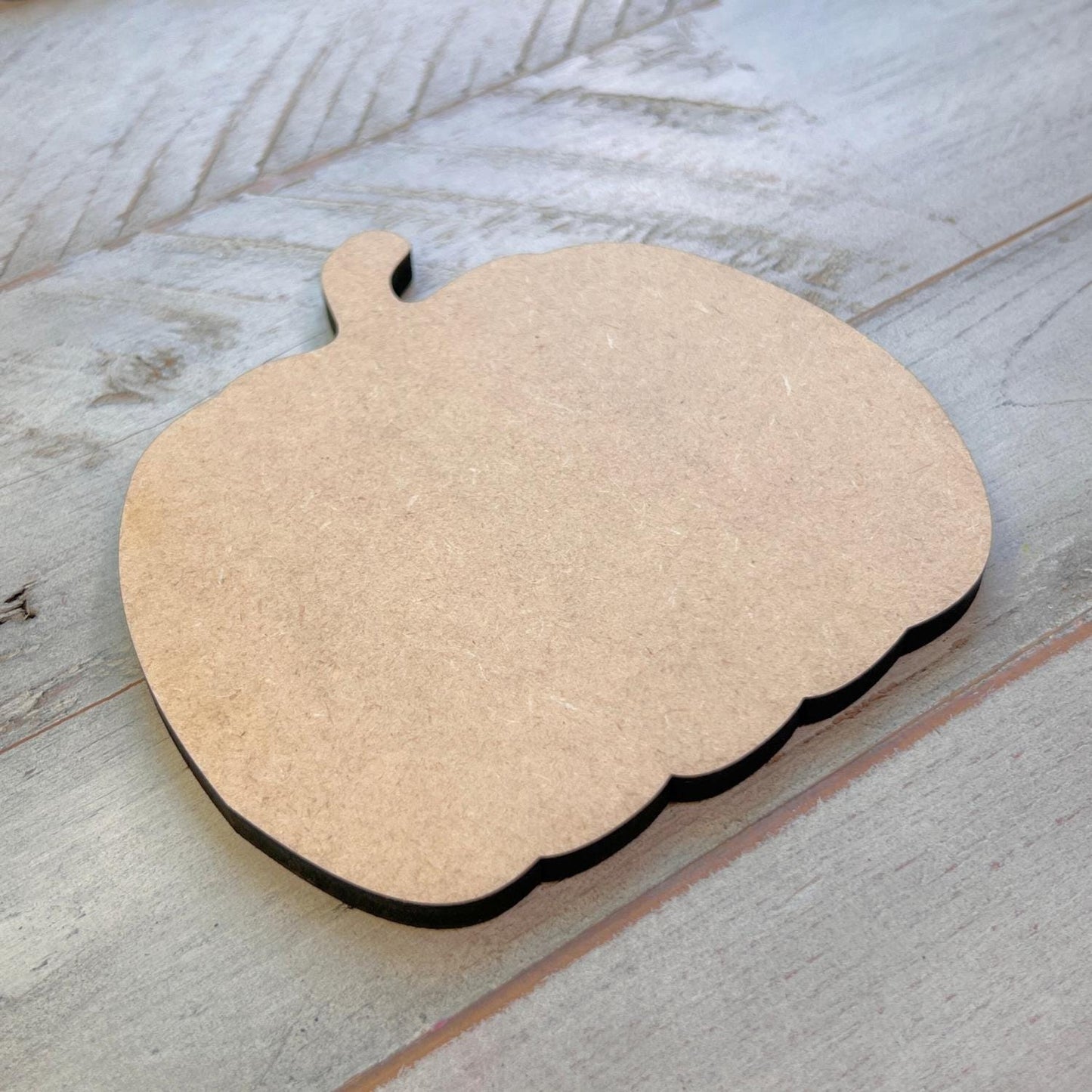 Fat Round Pumpkin Fall Wood Craft- Paint by line