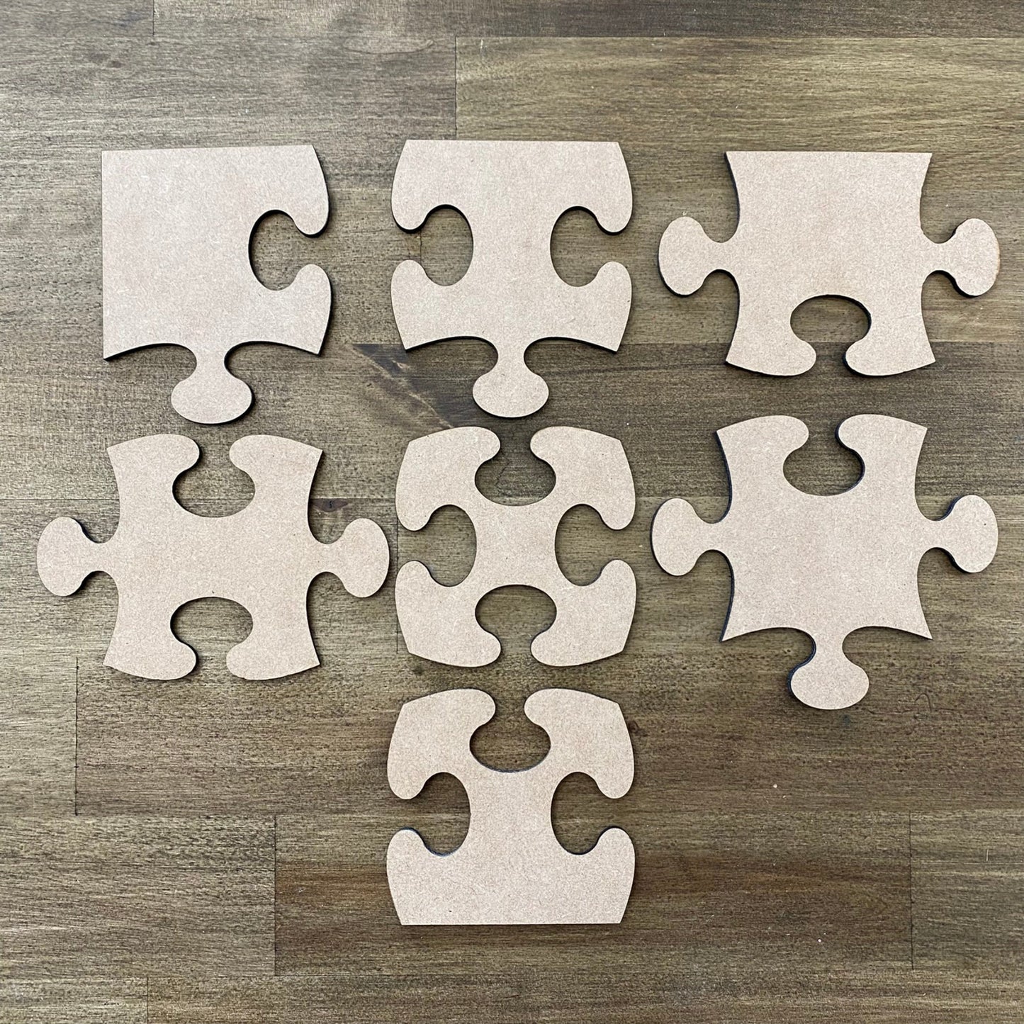 Connecting Puzzle Piece | MDF Wood Puzzle Piece Cutout | Wood DIY Decor | Arts and Crafts Decor | Kids Room Decor