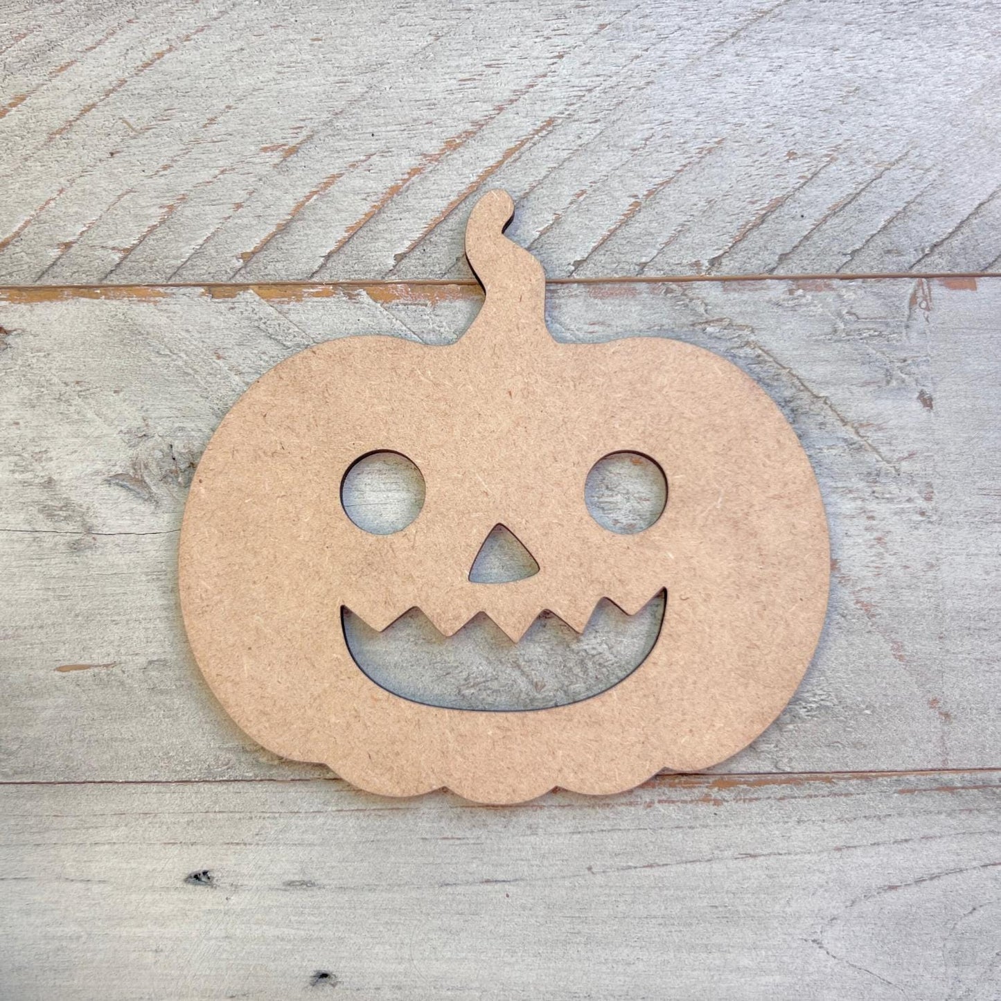 Happy Jack-O-Latern Pumpkin Face Cutout