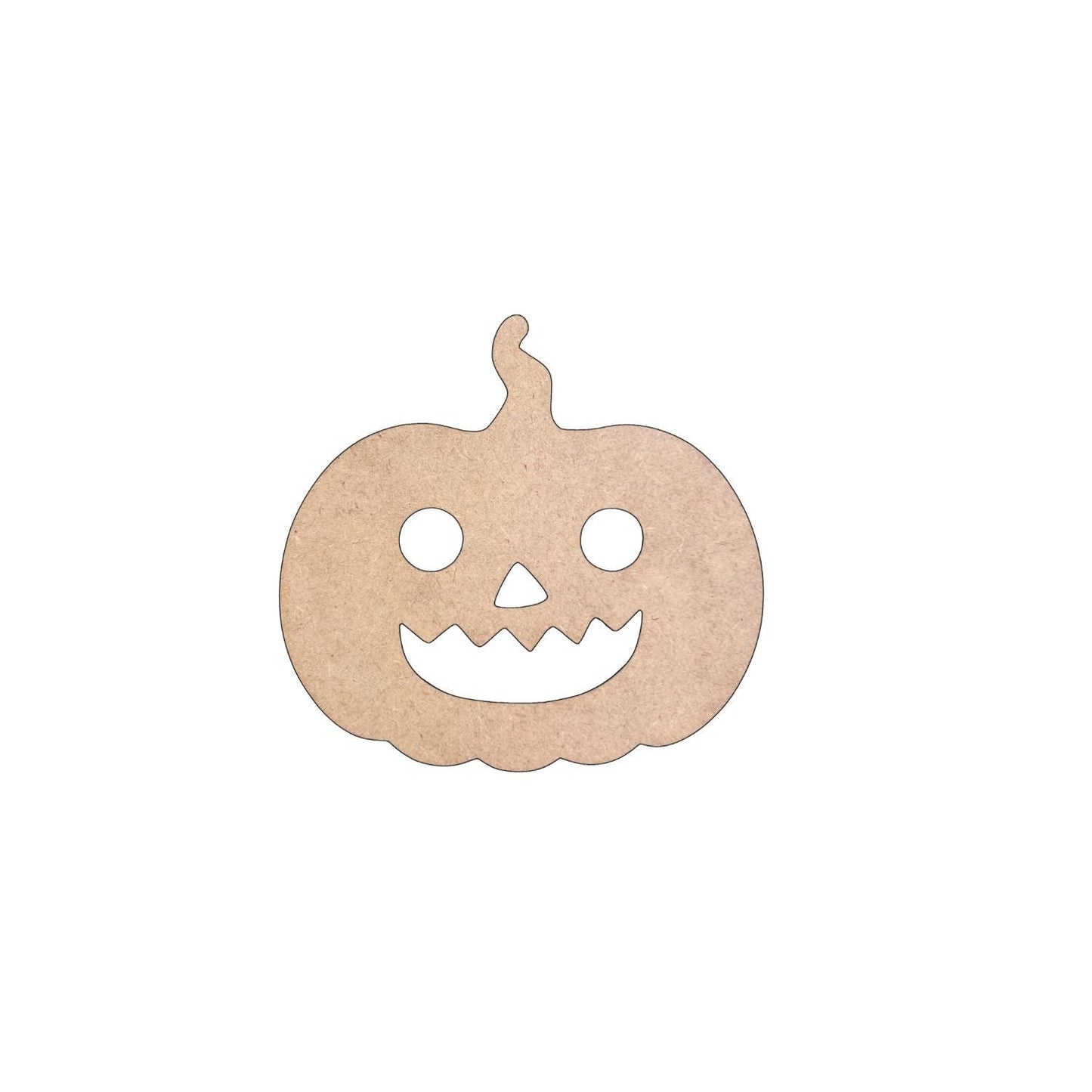 Happy Jack-O-Latern Pumpkin Face Cutout