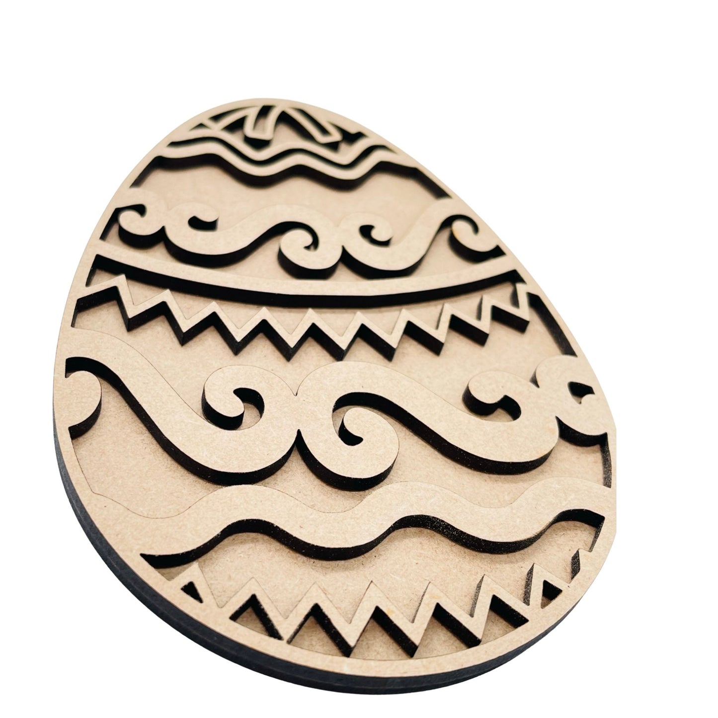 Easter Egg | 2 Layer Easter Egg Decor | Layered Wood Art | Easter Egg Decor | Easter Decor
