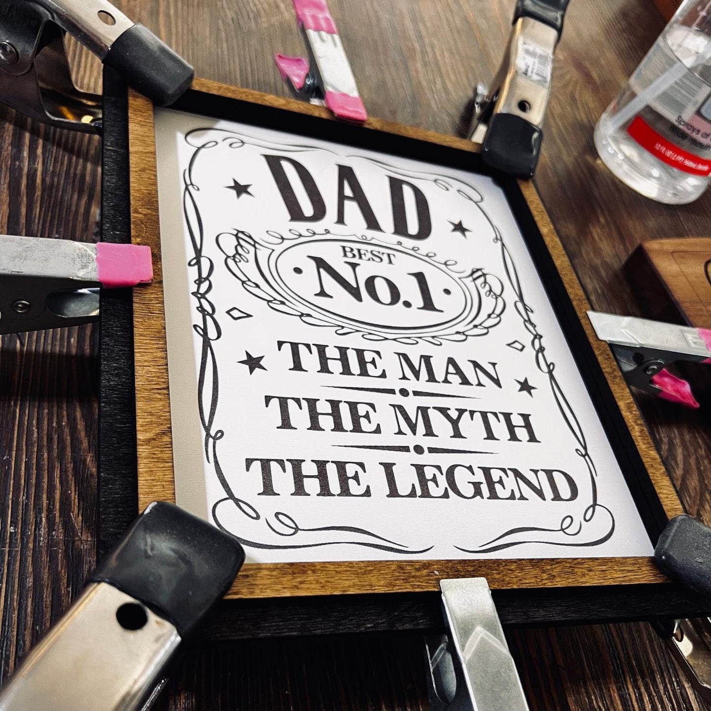 Whiskey Inspired Sign | Father's Day Gift for Dad | Handmade Dad Sign | Birthday and Christmas Gifts for Him