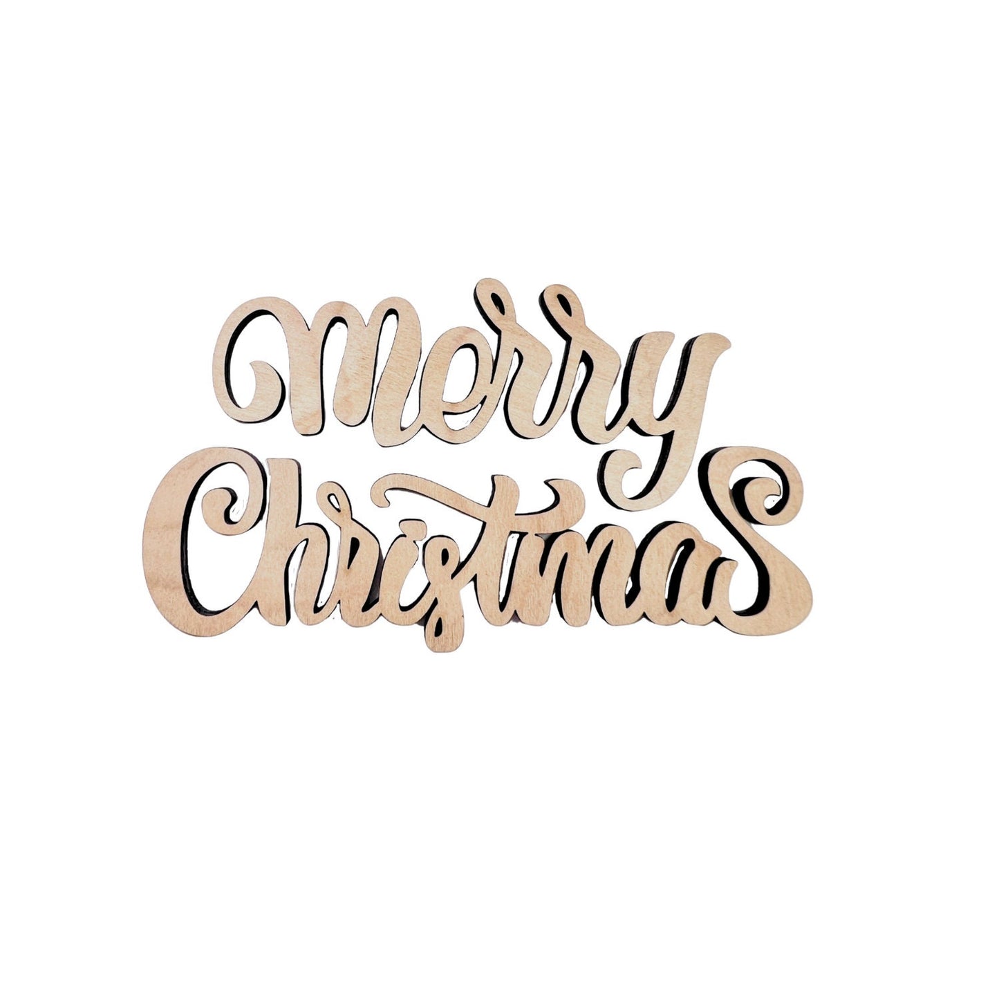 Large Merry Christmas Wood Word Cutout | Merry Christmas wood letter | Christmas wreath | Christmas Door hanger | Christmas Crafts |