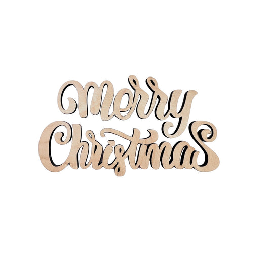 Large Merry Christmas Wood Word Cutout | Merry Christmas wood letter | Christmas wreath | Christmas Door hanger | Christmas Crafts |