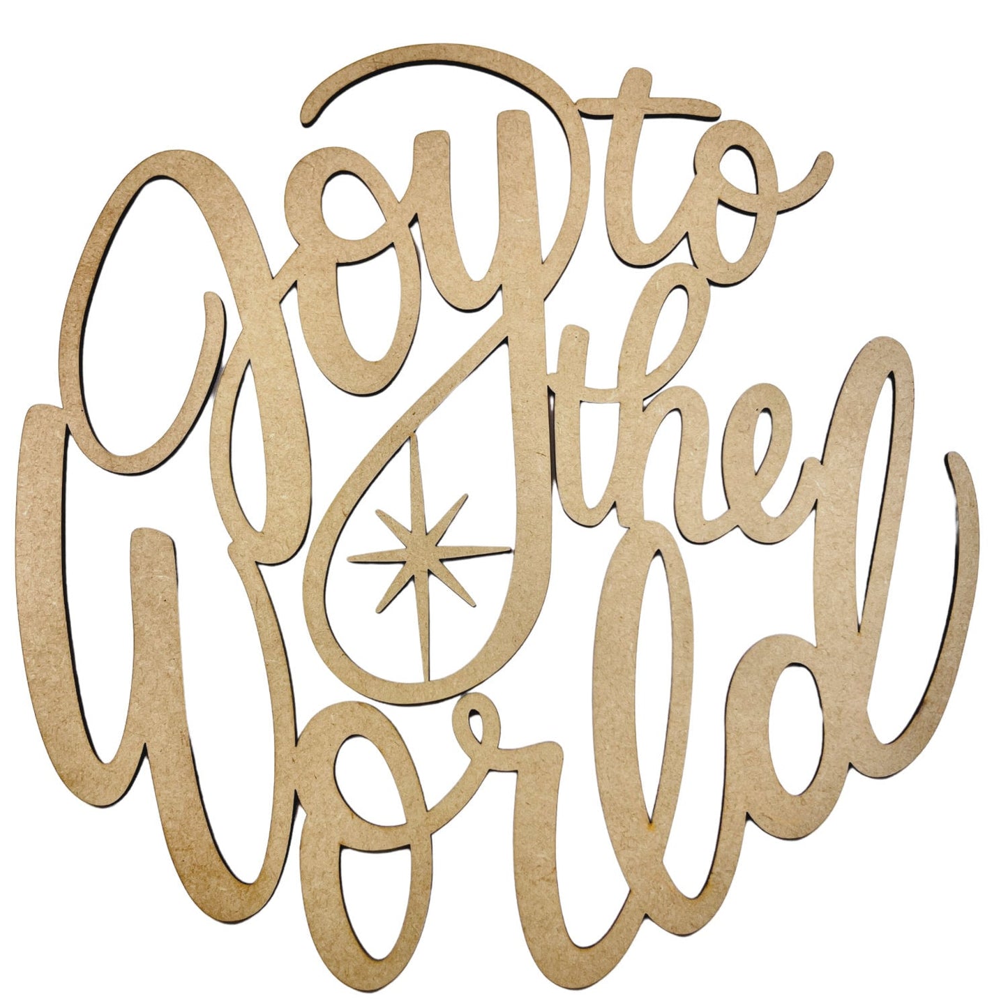 Large Joy to the World Cutout | Merry Christmas wood letter | Christmas wreath decor | Christmas Door hanger | Christmas Crafts |