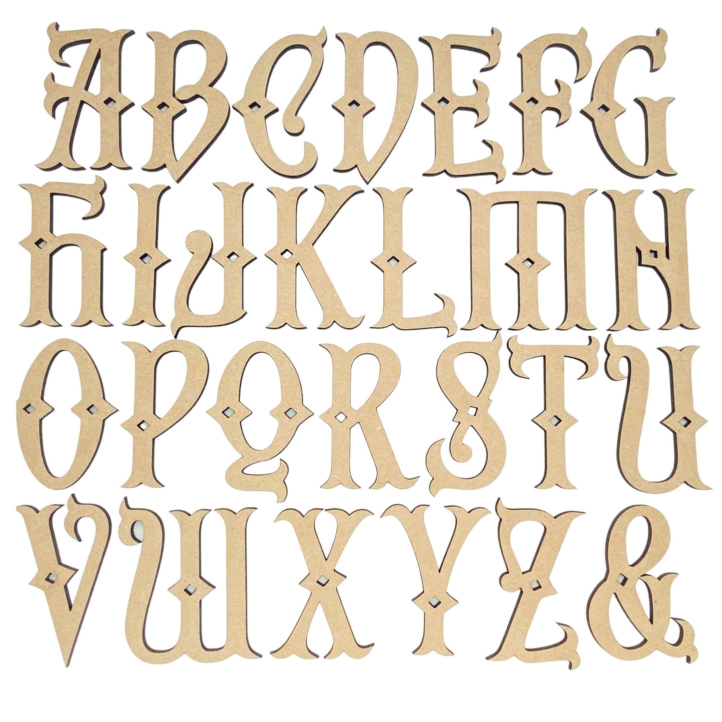 Reign Fourth Wooden Letters