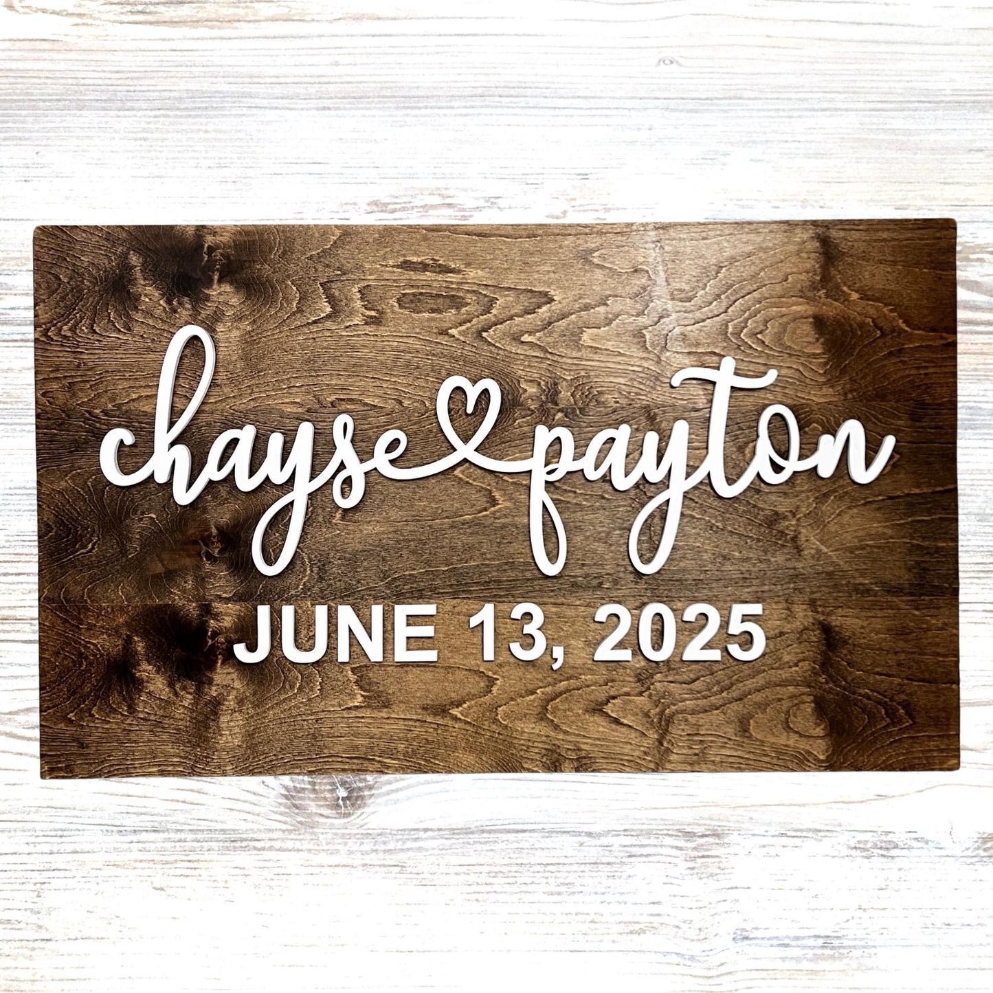 Wedding Signs, Signs for Wedding Entrance, Personalized 3D Wedding Sign Decor, Custom Wedding Entrance Sign, Wedding Gifts, Rustic Weddings