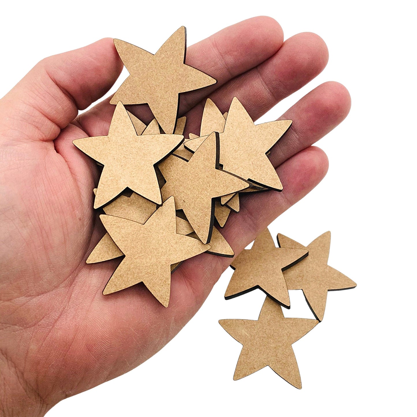 Set of 15, Stars, Unfinished Wooden Stars, USA Stars, Acrylic Fun Stars, DIY, Craft Project, School Projects, Kids Painting, Birthday