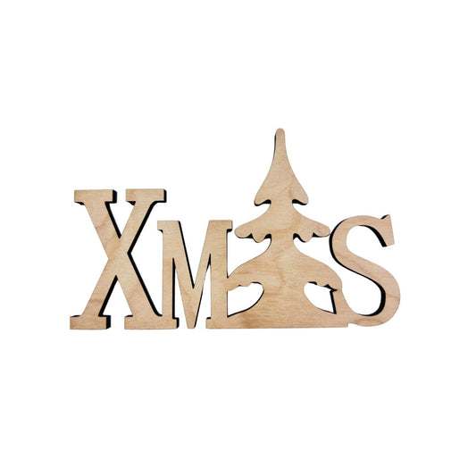 Small Word Xmas Tree  | Merry Christmas wood | Christmas wreath | Christmas Door hanger | Christmas Crafts