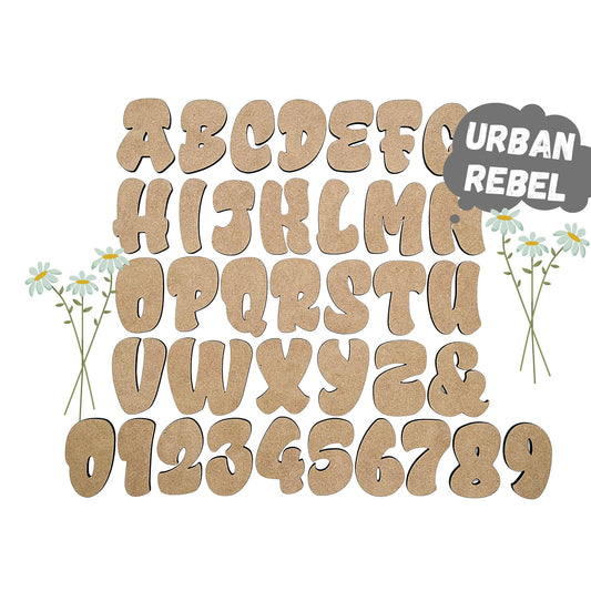 Urban Rebel Wooden Letters