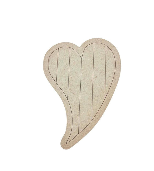 Large Wood 12"-22" Heart | Valentine Heart | Wood Valentine Heart| Paintable Hearts | Paint by Line Crafts