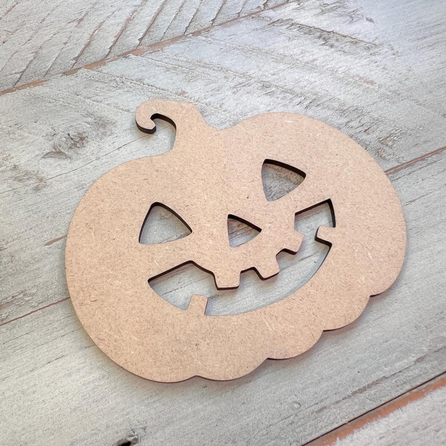 Happy Jack-O-Latern Pumpkin Face Cutout