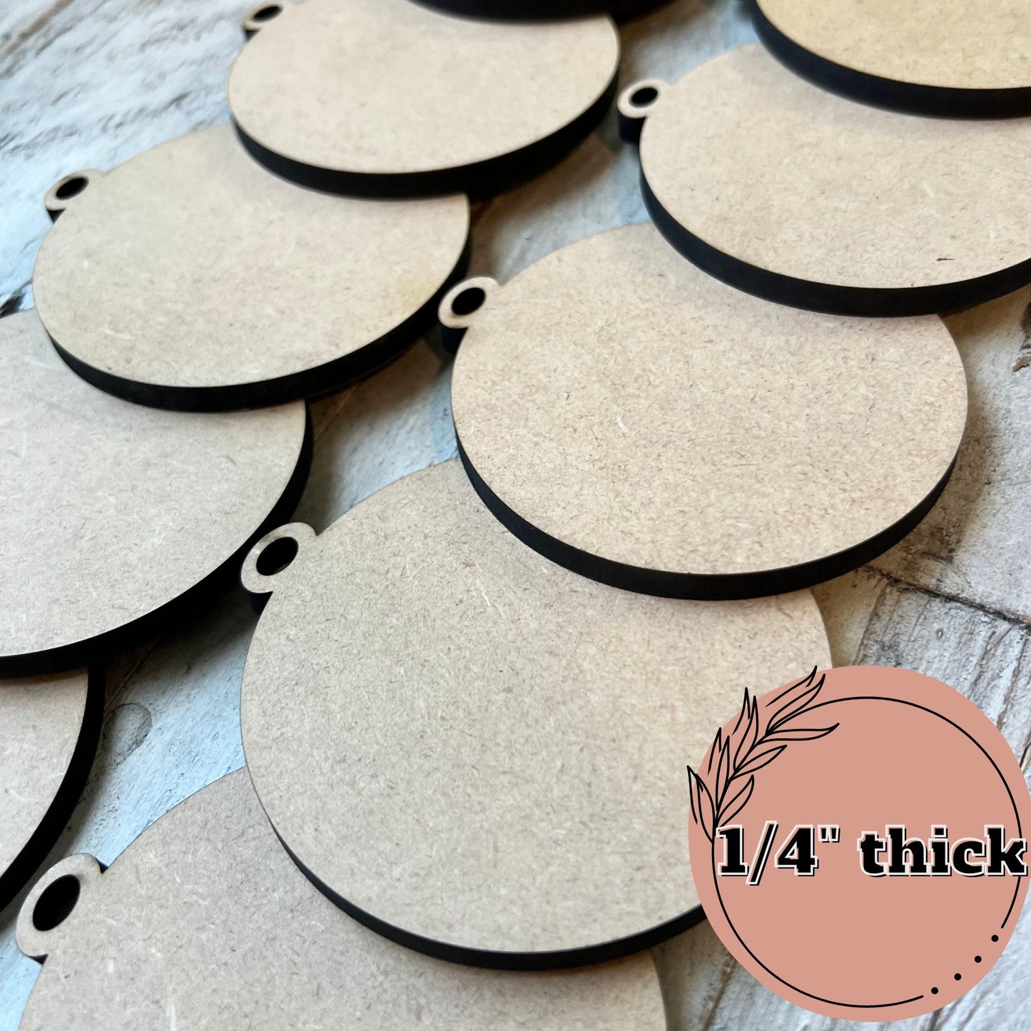 Blank Wood Christmas Ornaments | Wood Ornaments | Craft Ornaments | DIY Ornaments | Wood Blank | Wood Ornaments