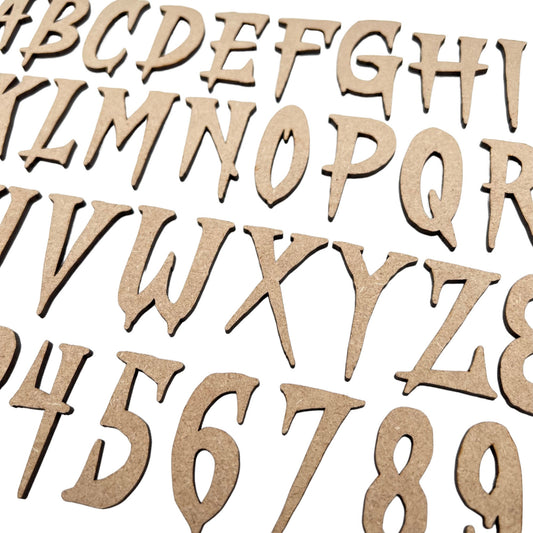 Stranger Creature Wooden Letters