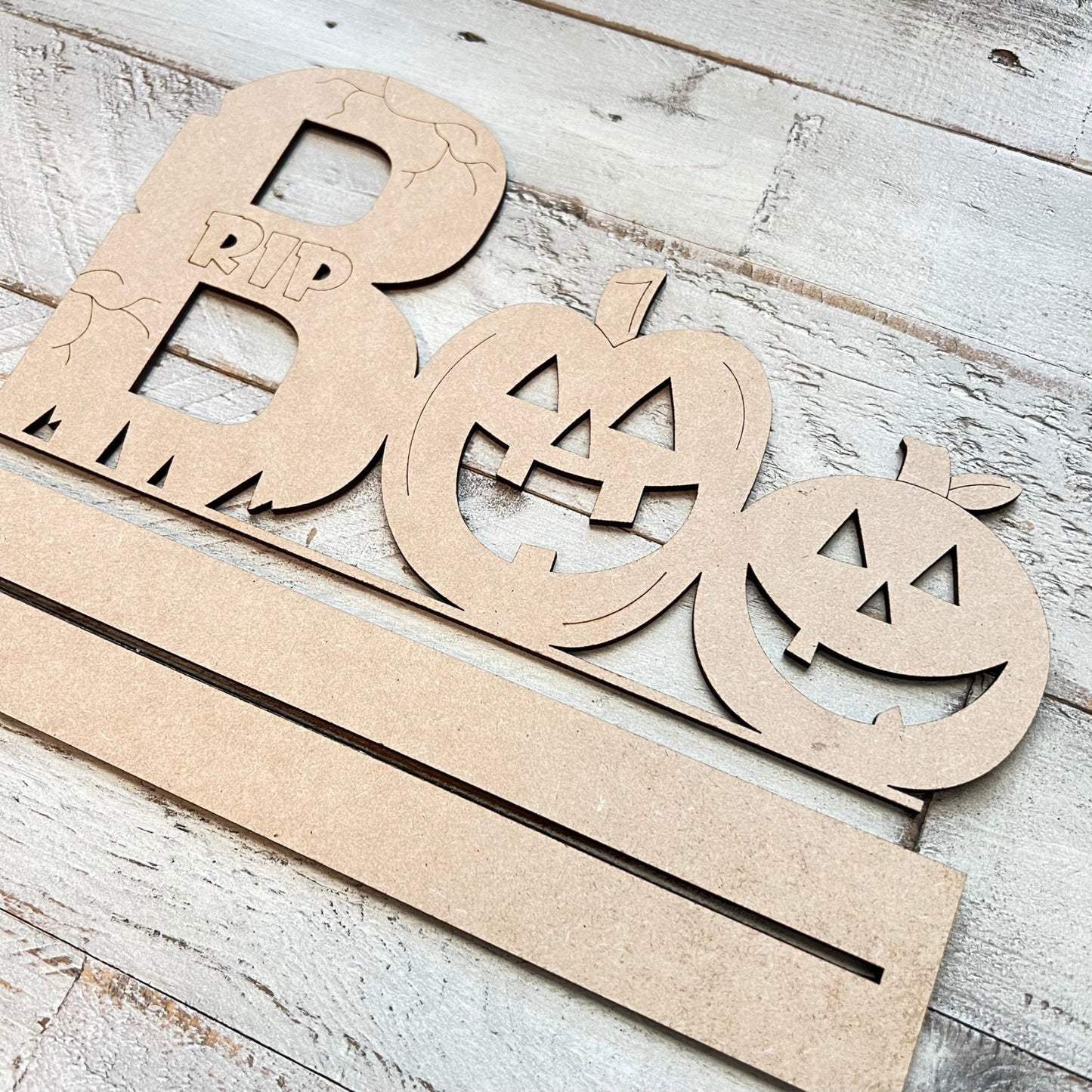 Halloween BOO Mantel Decor | MDF Mantel Decorations | Spooky Decor | Pumpkin Mantel Decor | Halloween Decorations