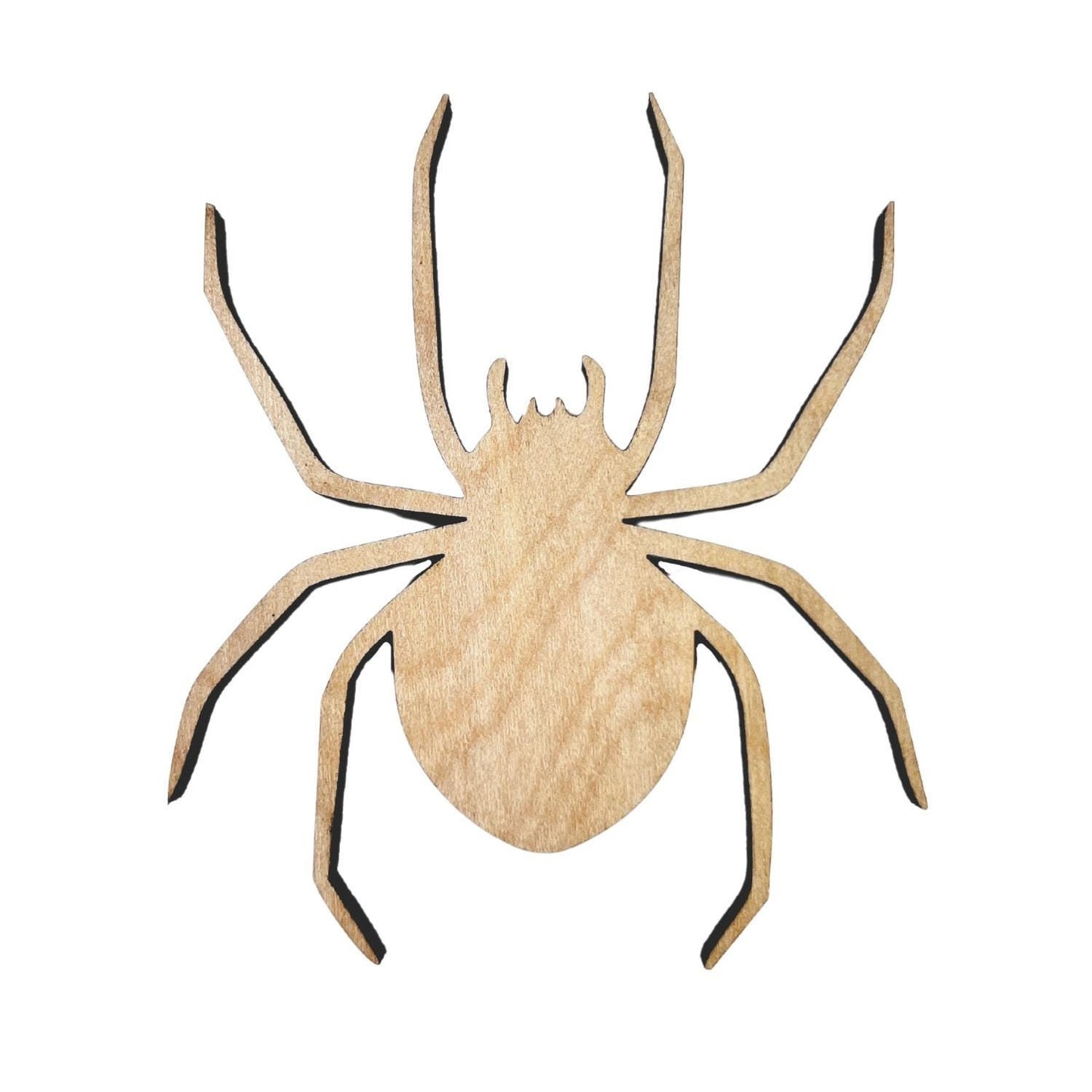 Large Spider Wood Cutout | Halloween Black Widow Spider | Halloween Spider Decor