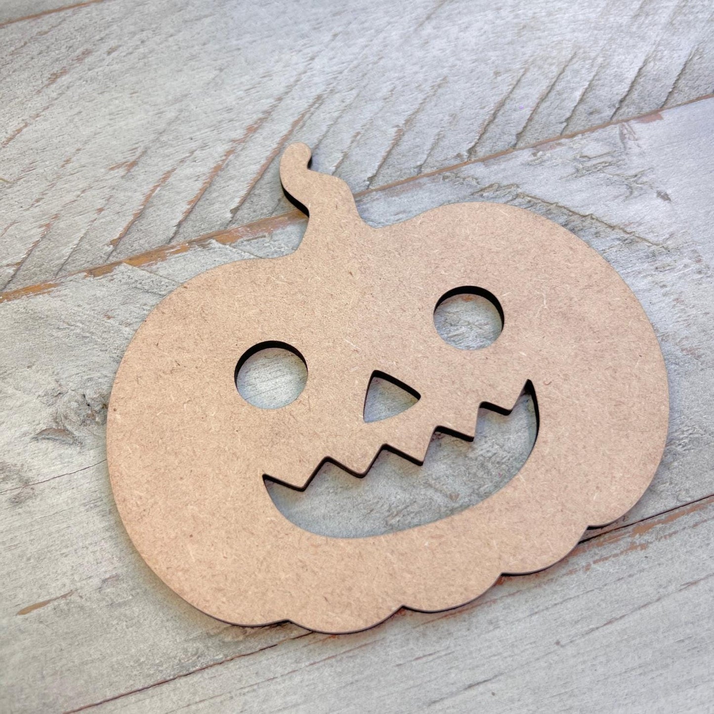 Happy Jack-O-Latern Pumpkin Face Cutout