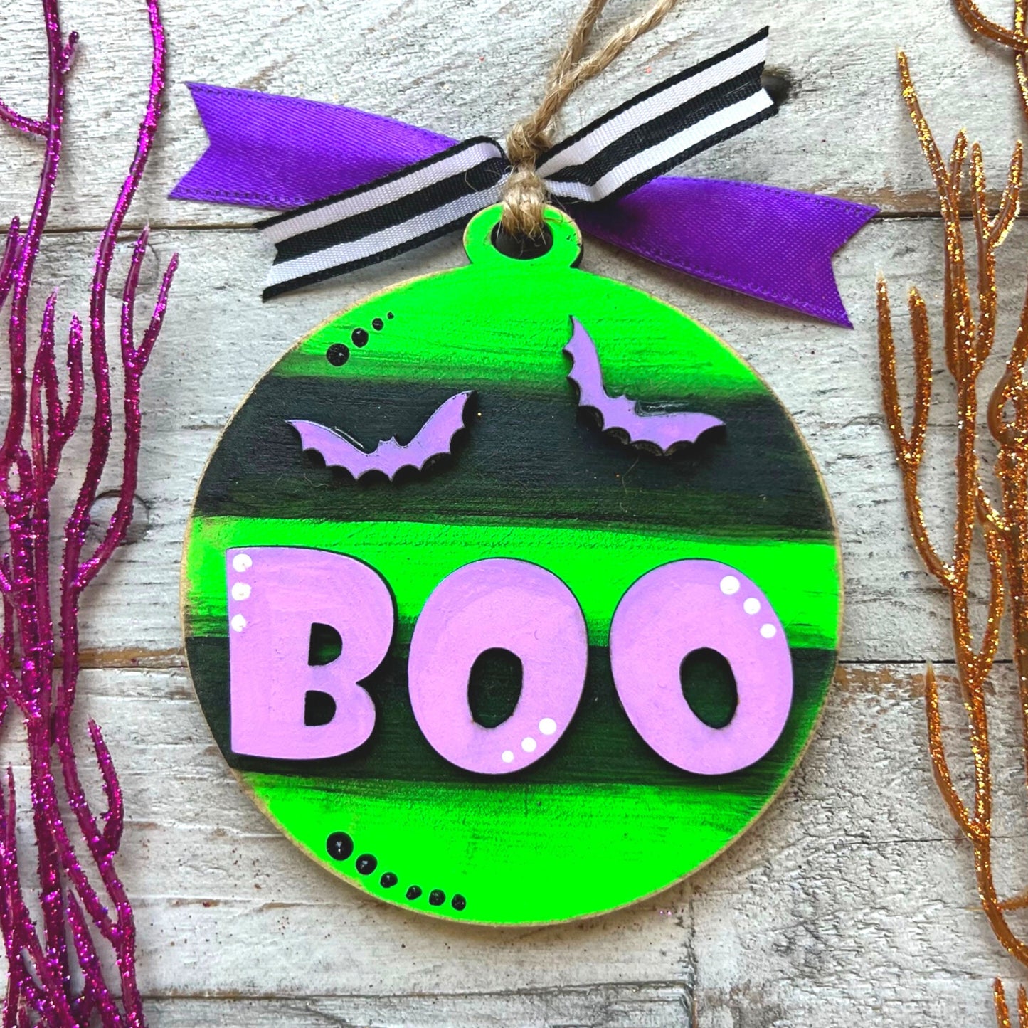 Hand Painted Halloween Ornaments | Halloween Decor | Halloween Christmas Tree | Halloween Charms