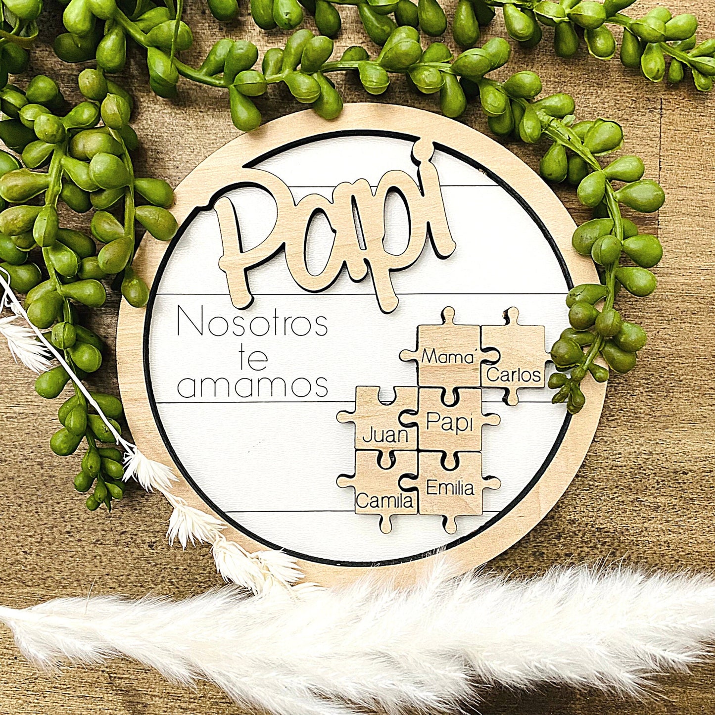 Father's Day Puzzle Piece Plaque | Father's Day Gift | Personalize Father's Day Gift | Dad Birthday Gift