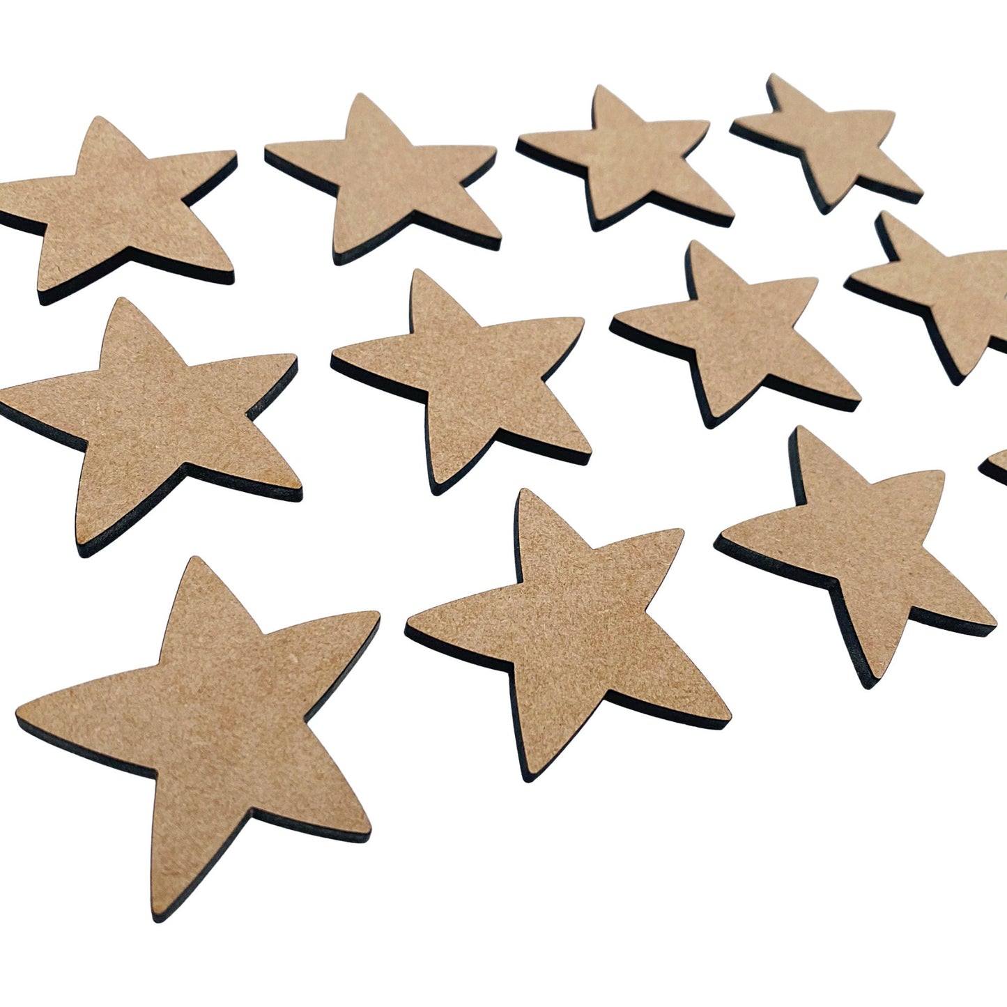 Set of 15, Stars, Unfinished Wooden Stars, USA Stars, Acrylic Fun Stars, DIY, Craft Project, School Projects, Kids Painting, Birthday