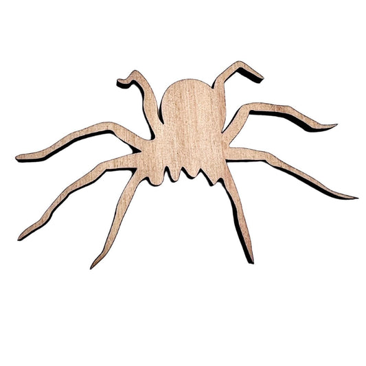 Large Spider Wood Cutout | Halloween Black Widow Spider | Halloween Spider Decor