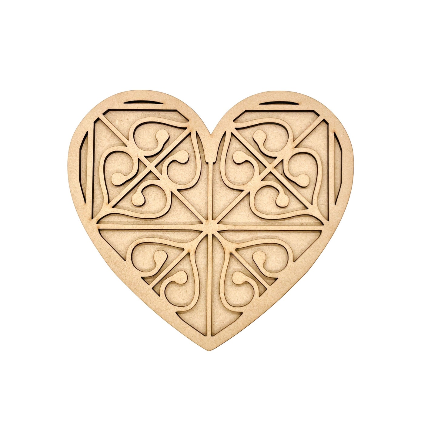 Large Celtic Heart | Valentine Heart | Irish Heart  | Valentine Crafts | Wood Heart Cutout | 1 layer or 2 Layer