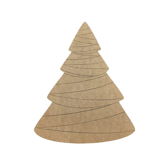 LARGE Craft Christmas Tree | Wood Craft Shapes | Christmas Wood Cutouts | Holiday Decor | Christmas Wall Art