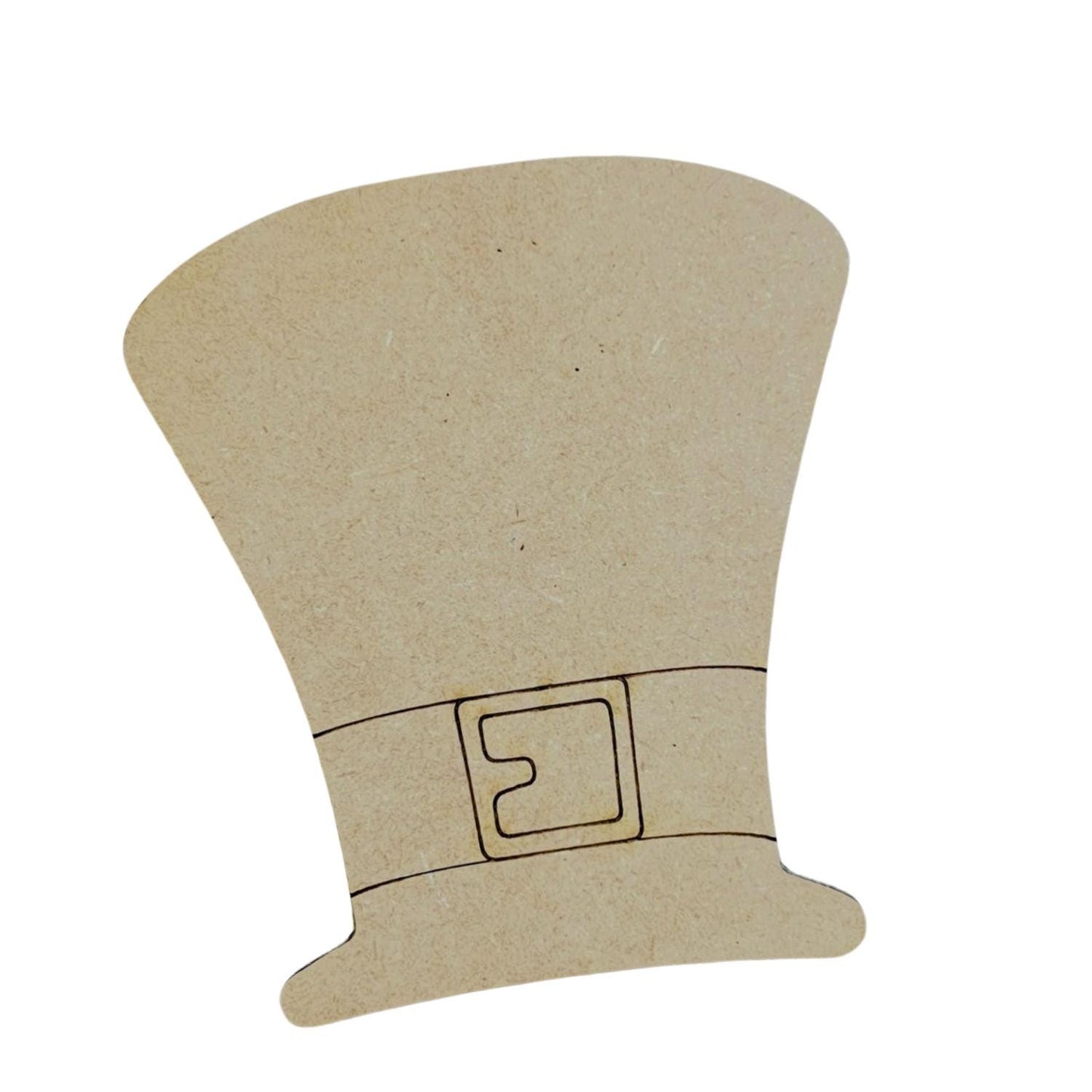 Small 2"-10" | Big Buckle Hat | St Patrick's Day Decor | Craft Wood Shapes | Spring Decor | DIY Crafts | Paint by Lines