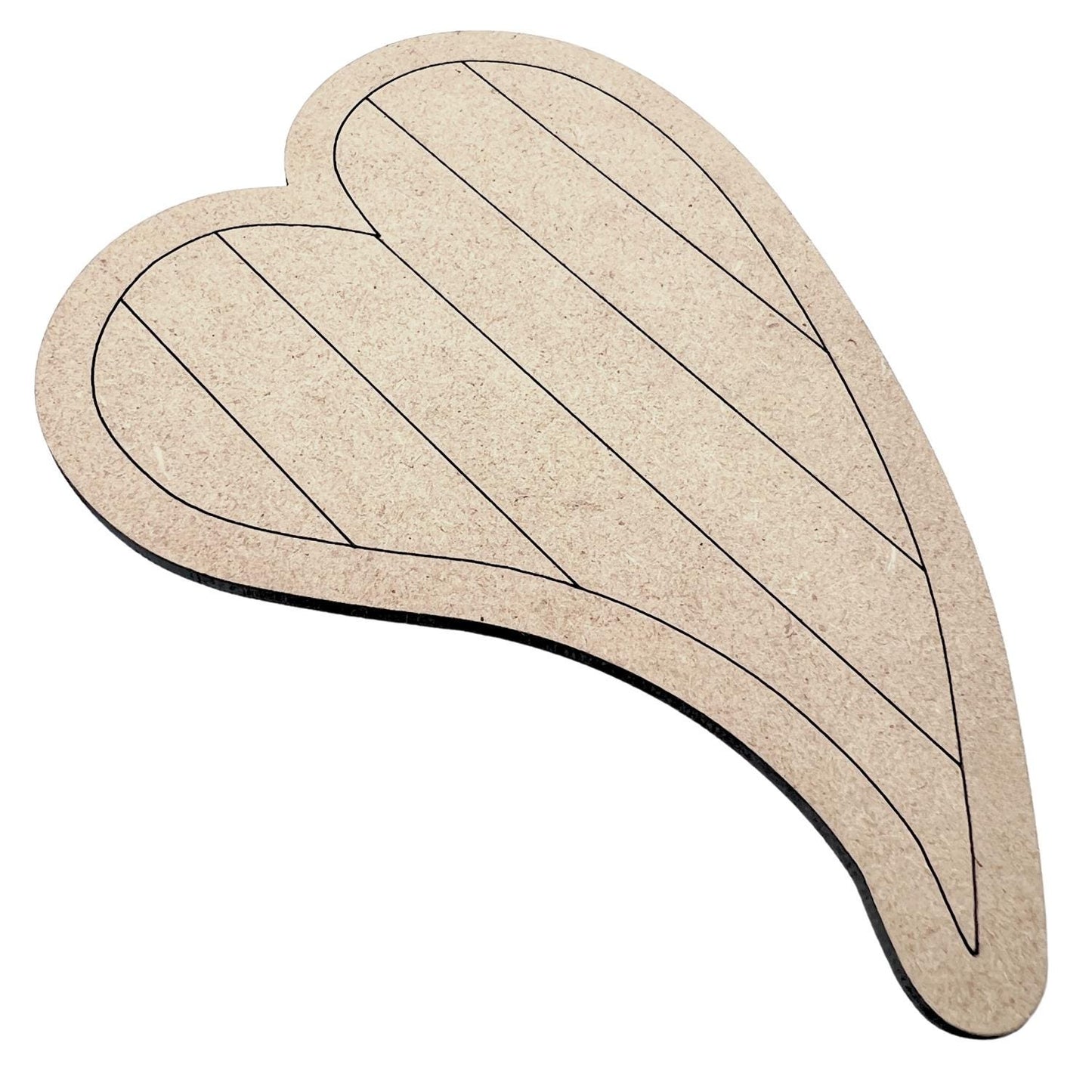 Large Wood 12"-22" Heart | Valentine Heart | Wood Valentine Heart| Paintable Hearts | Paint by Line Crafts